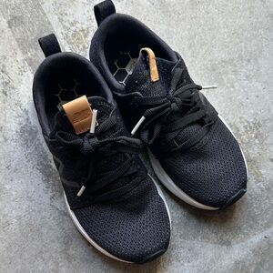 New Balance Black Sneakers with Tan Accents